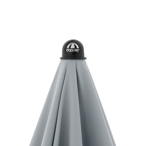 doppler Mittelmastschirm myZONE 200 Manual, Stahl Anthrazit / 100 % Polyester 180 g/m² 
