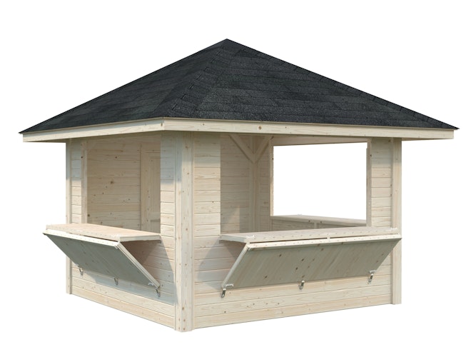 Palmako Marktstand Bianca 8,3 m² Set 106 - 28 mm