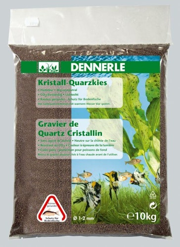 DENNERLE Kristall-Quarzkies dunkelbraun 1-2 mm (10 kg)