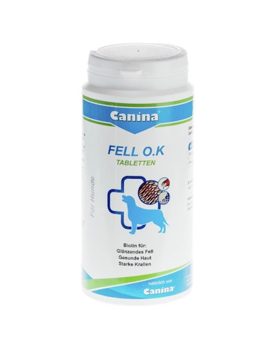 Canina Fell O.K. Tabletten 250 Gramm Hundenahrungsergänzung