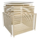 Vorschaubild Karibu Design Gartenhaus View Slide mit Aluminium Schiebetür - 38 mm (Homeoffice-Gartenhaus)