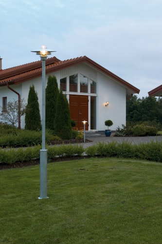 Konstsmide Wandleuchte Modena, galvanisiert, klares Glas (7300-320)