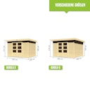 Vorschaubild Karibu Woodfeeling Gartenhaus Askola 2/3/3,5/4/5/6 - 19 mm