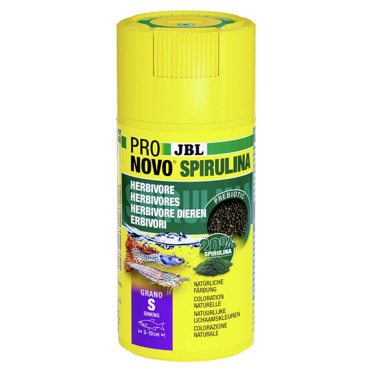 JBL Pronovo Spirulina Grano S 100 Milliliter Fischfutter