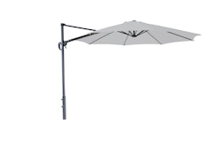 Derby Pendelschirm RAVENNA SMART 300, Aluminium Anthrazit / 100 % Polyester 180 g/m² Hellgrau