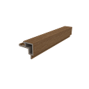 Vorschaubild NewTechWood WPC Außeneckprofil 55 x 62 x 2900 mm