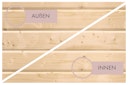 Karibu Sauna Irava 3 - 68 mm Systemsauna - 230 Volt Plug & Play