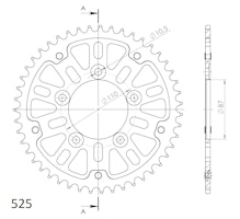 Supersprox Stealth-Kettenrad 525 44Z (Gold)
