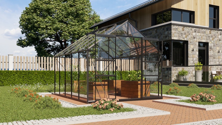 Vitavia Gewächshaus Mars 8300 inkl. 2 Dachfenstern - 8,3 m²