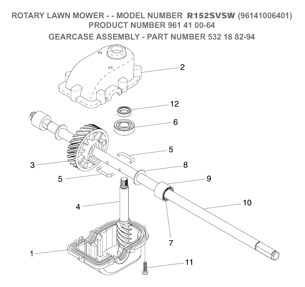 Explosionszeichnung Ersatzteile