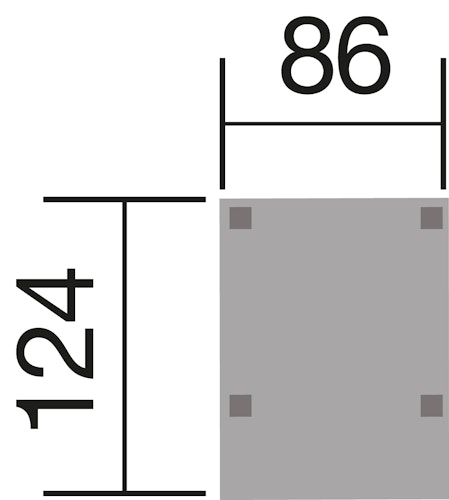 Weka Y-Mährobotergarage 367 B mit Flachdach - 21 mm