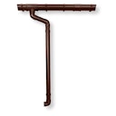 Kunststoff Dachrinnenset für Karibu Terrassenüberdachungen Classic/Premium