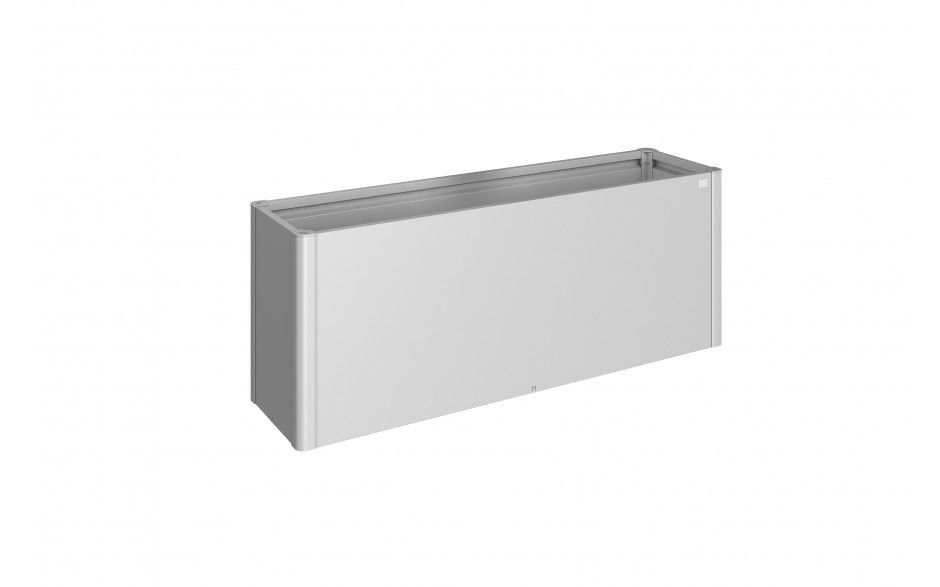 Biohort HochBeet 201 x 53 x 77 cm (Gr. 2x0,5) silber-metallic