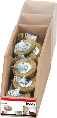 kwb Schei-Bürste Mess fein 75mm LS 609313