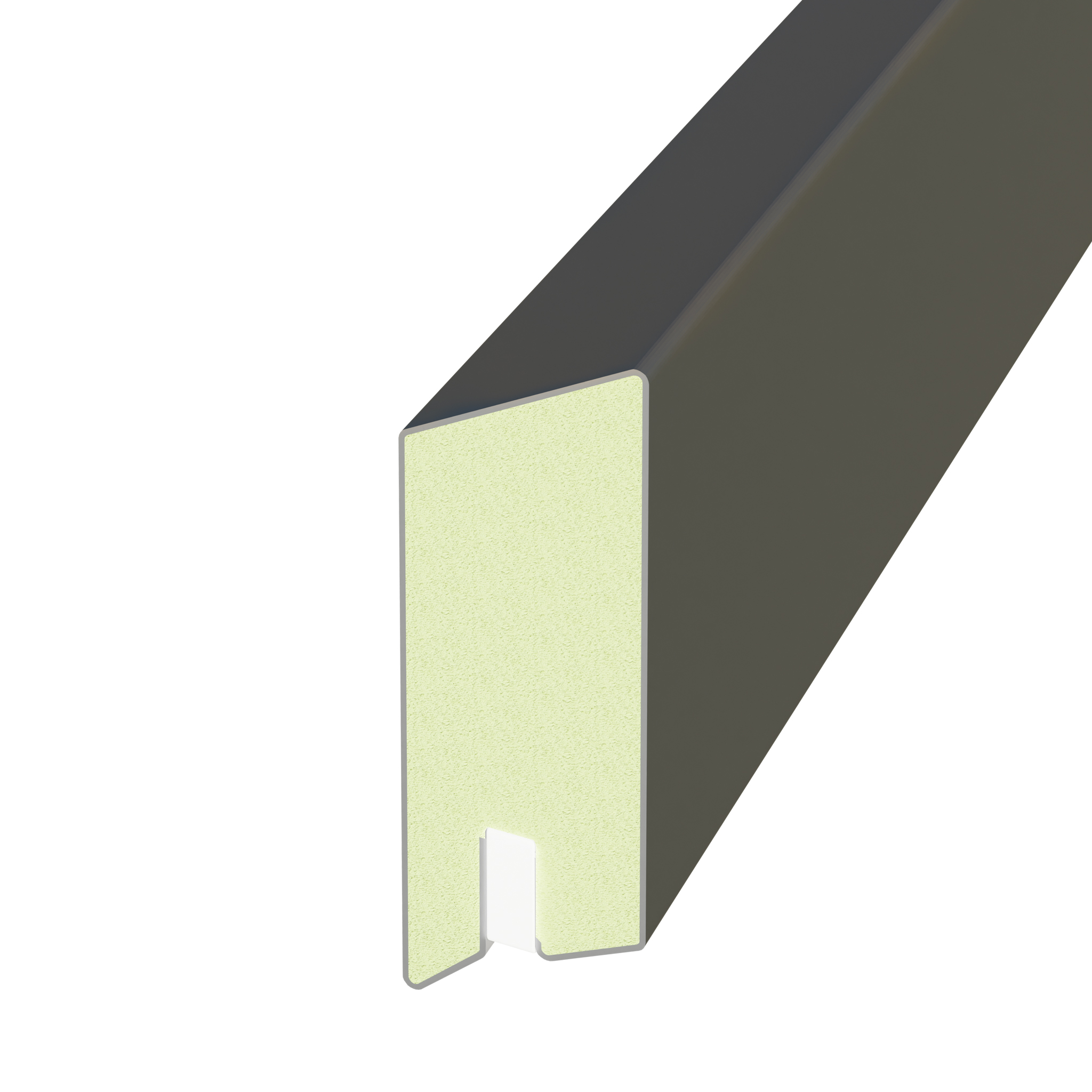 TraumGarten SYSTEM Rhombus Lichtleiste anthrazit 179 x 6 x 2