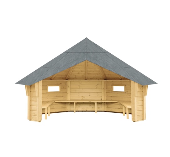 Wolff Finnhaus Wetterschutzhütte / Grillhütte Wanja 3327 45