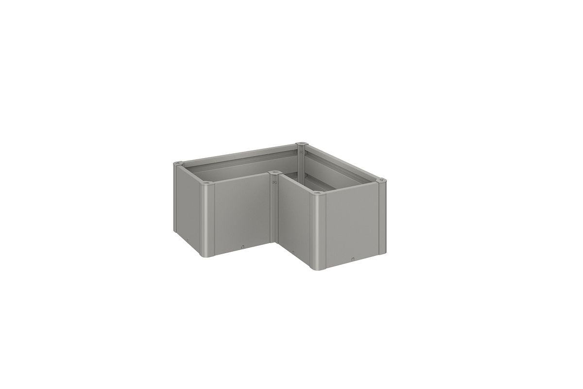 Biohort Pflanzbeet Belvedere B 102 x T 102 cm (Gr. L100) 45 cm (MINI) quarzgrau-metallic