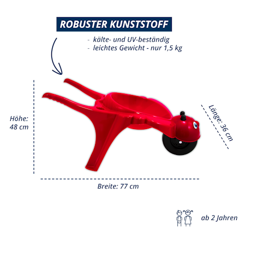 KHW Kinderschubkarre Rolling Bee - Made in Germany