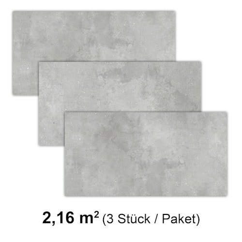 Revét Vinyl Wandfliese Concrete Matt 120 x 60 cm