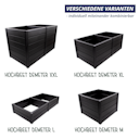 Vorschaubild KHW Hochbeet Demeter Größe XL - B 158 x T 82 x H 61 cm - 672 l