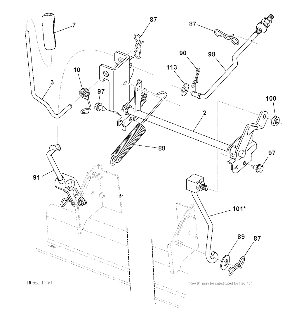 Explosionszeichnung Ersatzteile