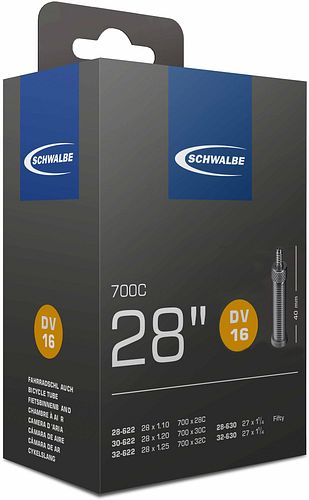 Schwalbe Schlauch Nr. 16 28 Zoll schwarz