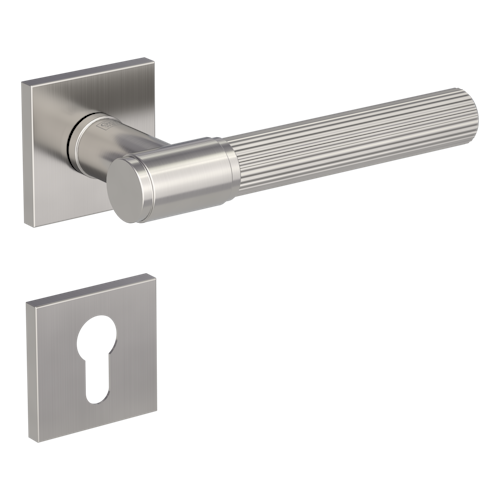 Griffwerk VAYA 136 ARIS fast2fix Fast2Fix Rosetten eckig Profilzylinder Samtgrau