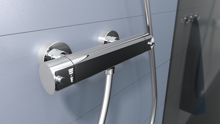 SCHÜTTE Duscharmatur VITA,Thermostatarmatur, Chrom   