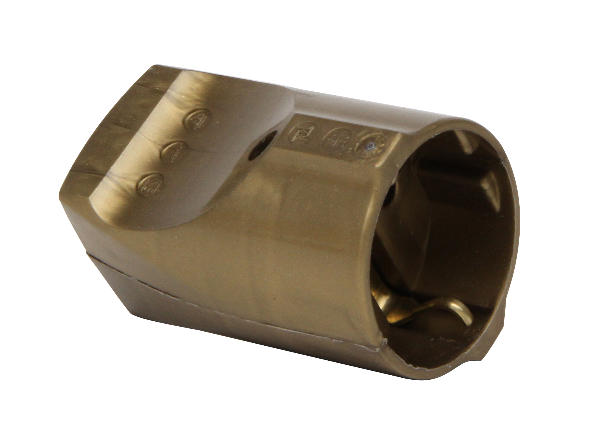 Kopp Kunststoff-Schutzkontakt-Kupplung 16A, gold