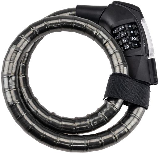 KRYPTONITE Zahlen-Panzerkabelschloss Kryptoflex Armored 80 cm grau