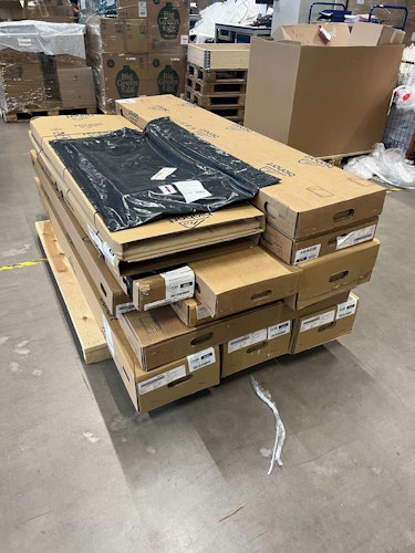 B-Ware Biohort Gerätehaus Neo 292 x 180 cm (1C) Doppeltür dunkelgrau-metallic