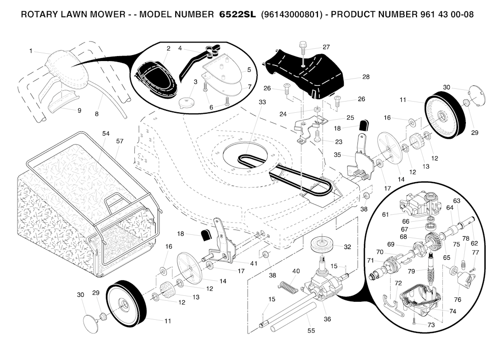 Explosionszeichnung Ersatzteile
