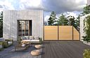 Vorschaubild NewTechWood Castello Sichtschutzelement WPC 900 x 900/1830 mm