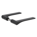 Vorschaubild Griffwerk Griffpaar VAYA 261 LEAF LIGHT Graphitschwarz 