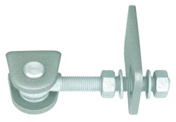 Alberts® Torband f.180° Öffn,kurz,Schrauben,etc.fvz.,Bolzen,etc.VA,z.Anschweißen,M16,VE8