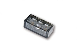 HIGHSIDER smart Cube-H LED Blinker-Modul Linse Rauchgrau (Paar), Vorn & Hinten