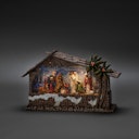 Vorschaubild Konstsmide Weihnachtsbeleuchtung  LED Wasserlaterne Krippe braun
