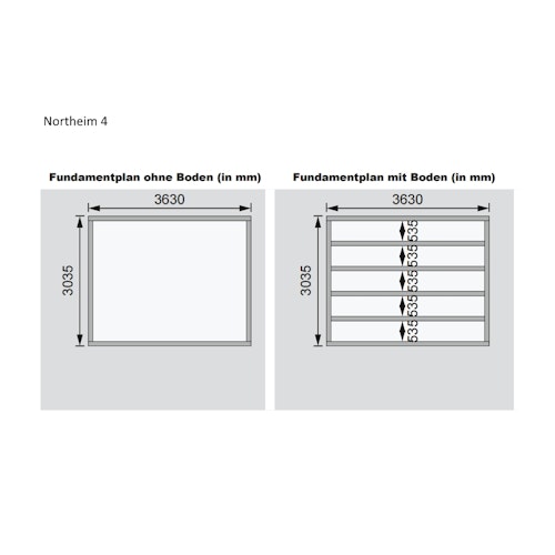 Karibu Woodfeeling Gartenhaus Northeim 4 inkl. 300 cm Schleppdach und Rückwand