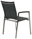 Vorschaubild STERN Stapelsessel NEW TOP, Edelstahl / Textilen Karbon / Alu-Armlehnen Anthrazit