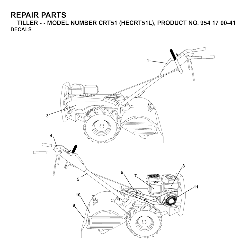 Explosionszeichnung Ersatzteile