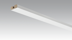MEISTER Vierkant-Deckenabschlussleiste 2380 x 15 x 40 mm 20101 White mesh