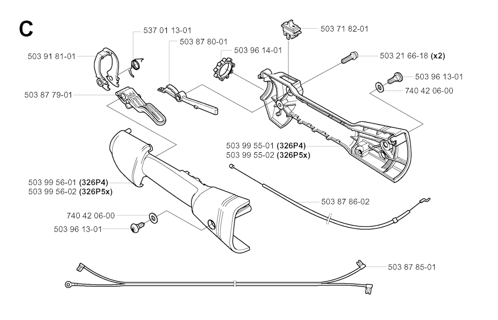 Explosionszeichnung Ersatzteile