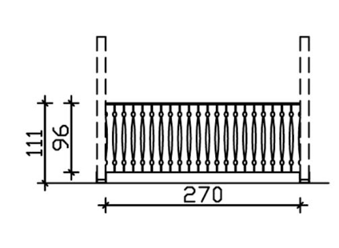 Skan Holz Brüstung Balkonschalung zu Pavillon Cannes / Orleans
