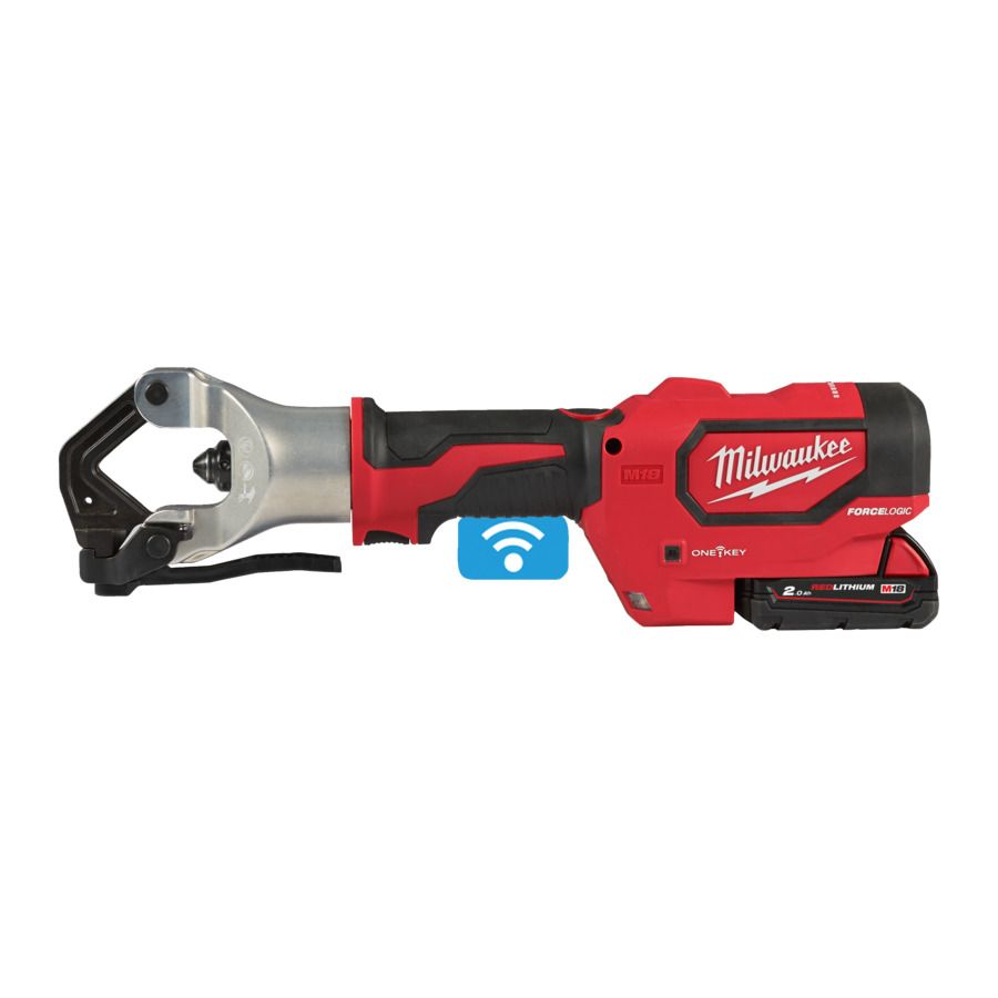 Milwaukee M18 HDCT-202C FORCE LOGIC Akku-Dornpresse, 18 V, 2 × 2,0 Ah, ONE-KEY, - Image 2