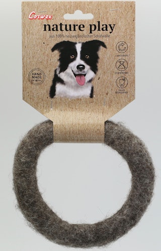 Corwex nature play Ring 15 Centimeter braun Hundespielzeug