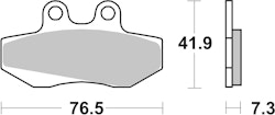 SBS Bremsbelag 652HF Street Ceramic