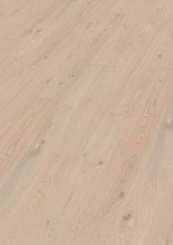 HANDMUSTER MEISTER Parkettboden MeisterParkett. longlife PS 300 9021 Eiche authentic cremeweiß gebürstet ultramattlackiert