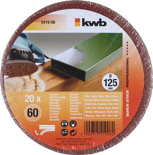 kwb Q-STICK Profi-Pack gl 125 K 60 541906