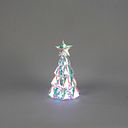 Vorschaubild Konstsmide Weihnachtsbeleuchtung 3D Weihnachtsbaum mit Stern in kristalloptik, 80 RGBLEDs