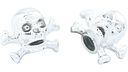 Vorschaubild CONTEC Ventilkappe Valve.Caps Schraderventil silber chrom Skull &amp, Bones
